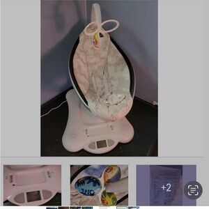 9/10 condition 4 moms mamaroo baby swing